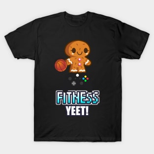 Basketball Fitness Gamer - Sporty Abstract Graphic Novelty Gift - Art Design Typographic Quote T-Shirt